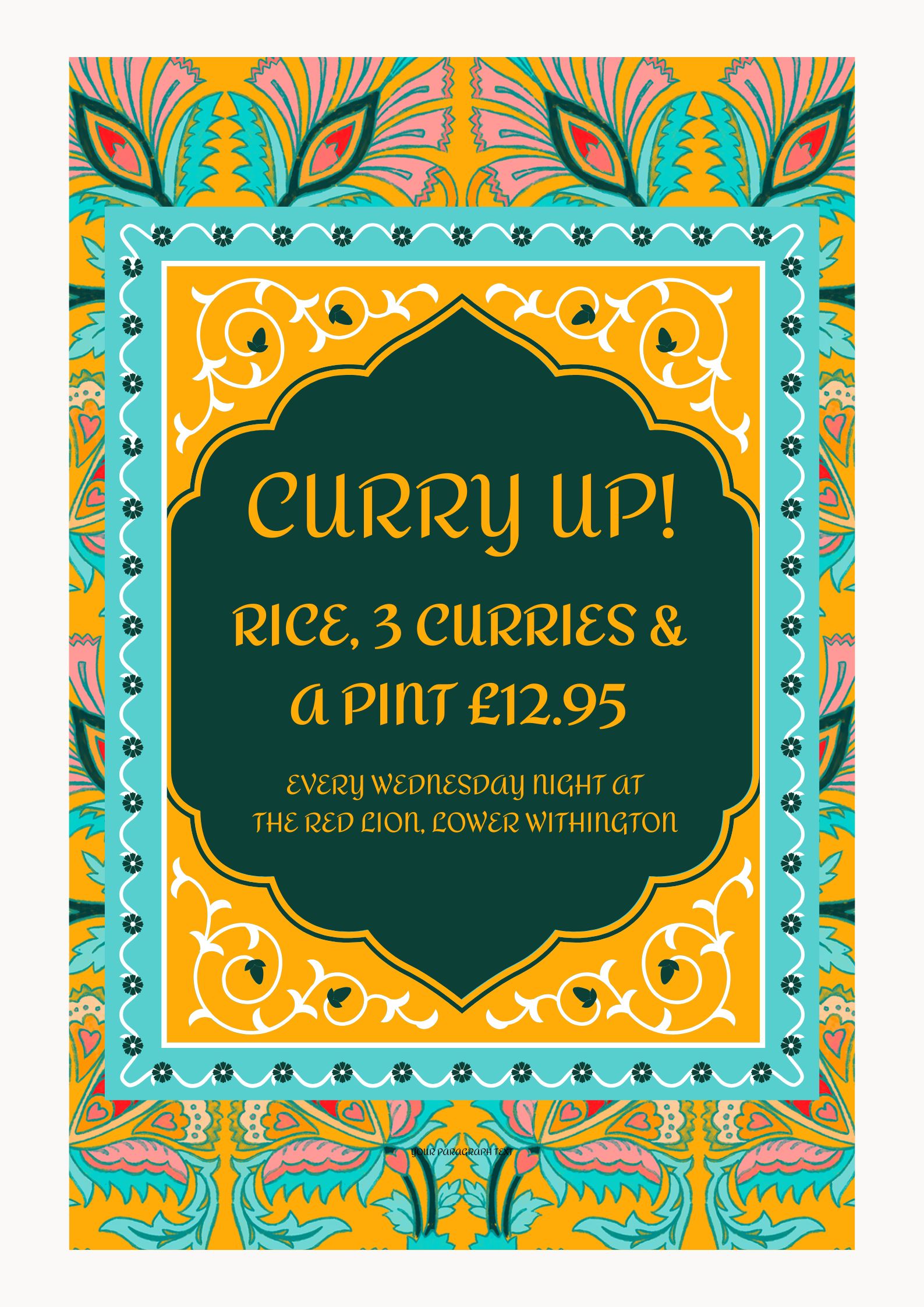 Curries up on a Wednesday!
